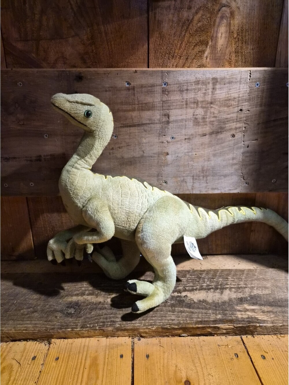 JURASSIC WORLD Live Tour TROODON Jeanie green Dinosaur Plush Barnum Bailey Rare